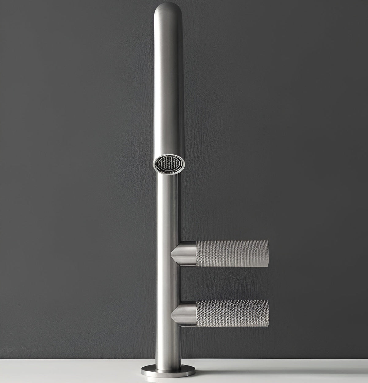 Treemme 22mm IT3014IS2GZZ Waschtischarmatur Edelstahl gebürstet – 160 mm