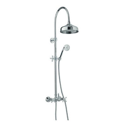 Regenbrause-Set, Antikalk Handbrause und Kopfbrause - Piccadilly