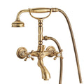 2 Griff Wannenarmatur mit integriertem Deviator - Old Fashion