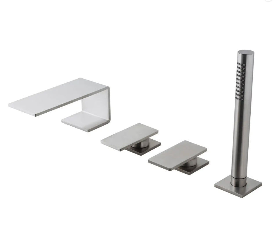 Treemme 5MM IT 2868 IS 5M ZZ – 4-Loch Wannenrandarmatur mit Handbrause