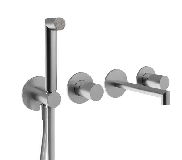 Treemme Edelstahl 28mm UP-Badewannen-/Duschmischer mit Handbrause – RWIT 3BD8 IS 01