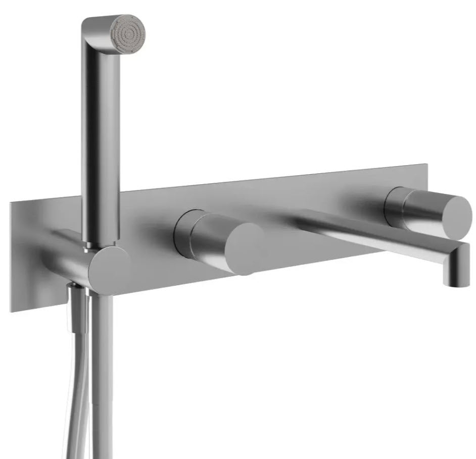 Treemme Edelstahl 28mm UP-Badewannen-/Duschmischer – RWIT 3BD7 IS 01