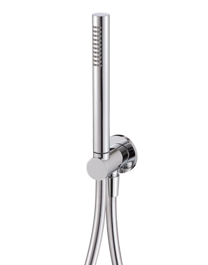 Treemme Duschset mit Handbrause & Wandhalter Chrom – 1,5 m | RWIT2705CC74