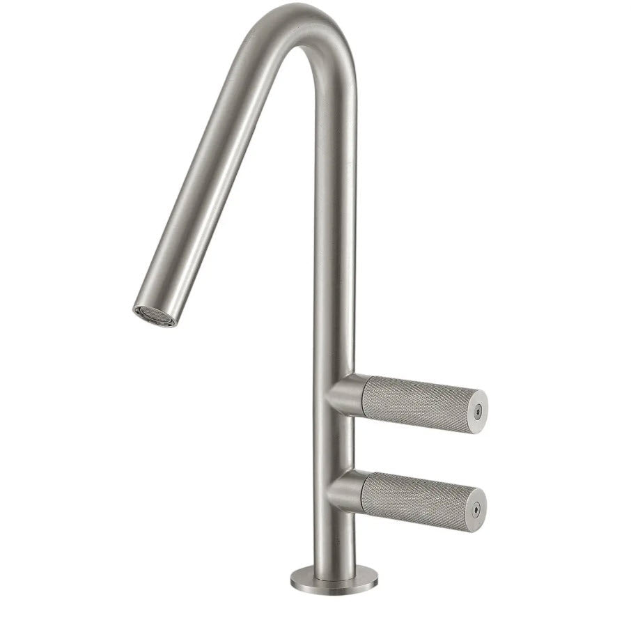 Treemme IT 3031 IS 2G ZZ – 22mm Küchenarmatur Edelstahl, 2-Griff