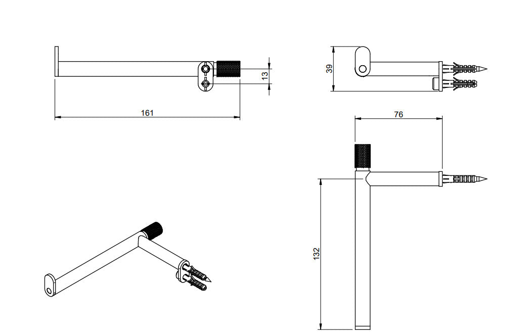 Treemme IT 8301 IS ZZ ZZ Toilettenpapierhalter 22mm Edelstahl
