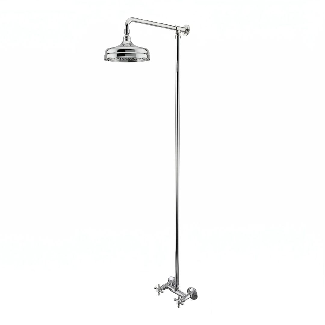 Duschsäule mit externem Keramik-Duschventil - Old Fashion