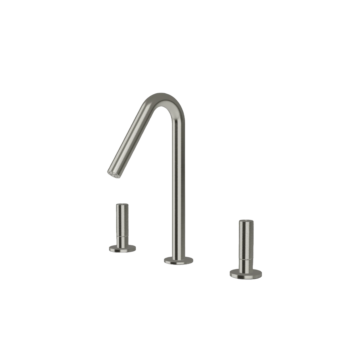 TREEMME 22MM 3-Loch Waschtischmischer 2-Griff 160 mm – Edelstahl